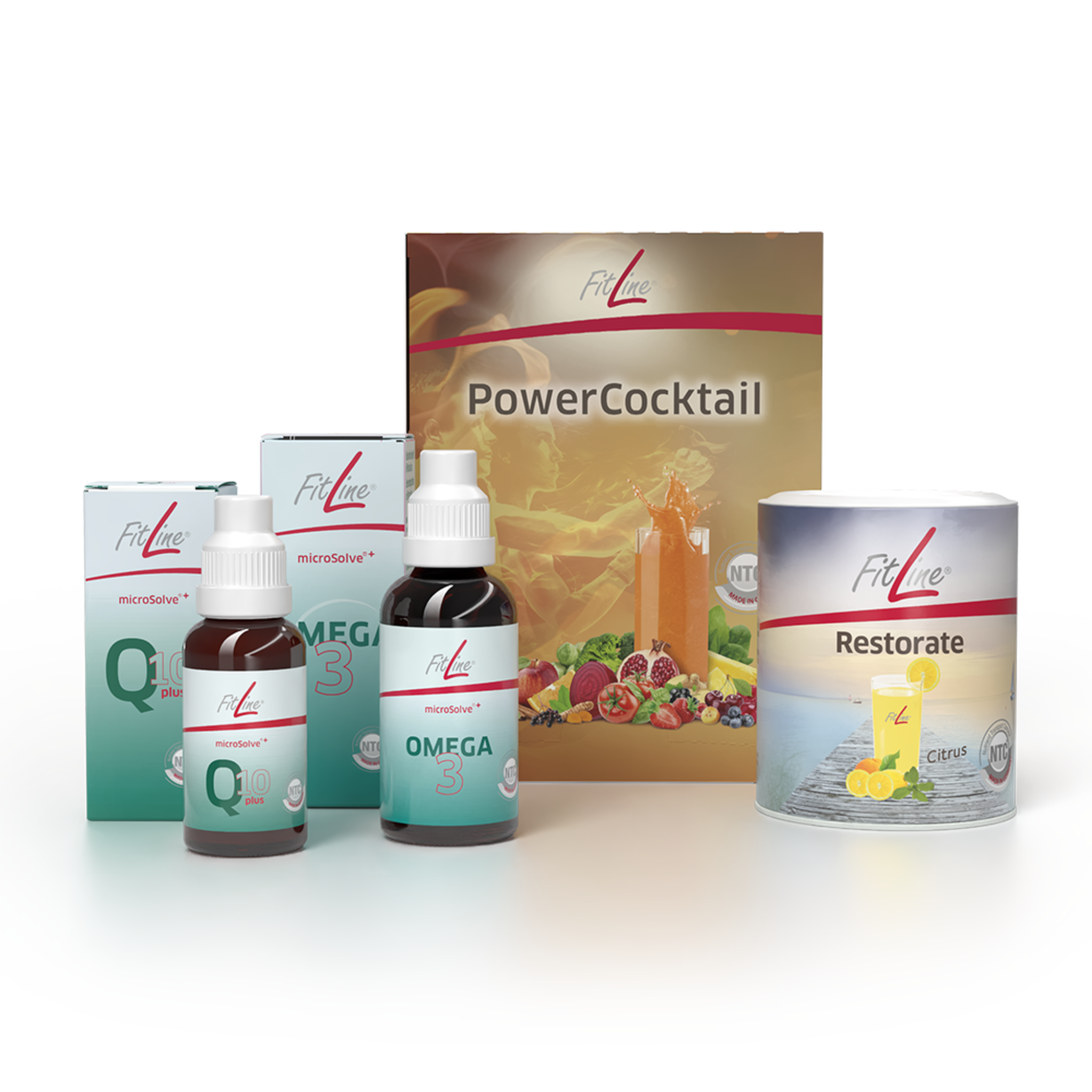 Optimal-Set (PowerCocktail + Restorate + microSolve+ Q10 Plus + microSolve+ Omega 3)