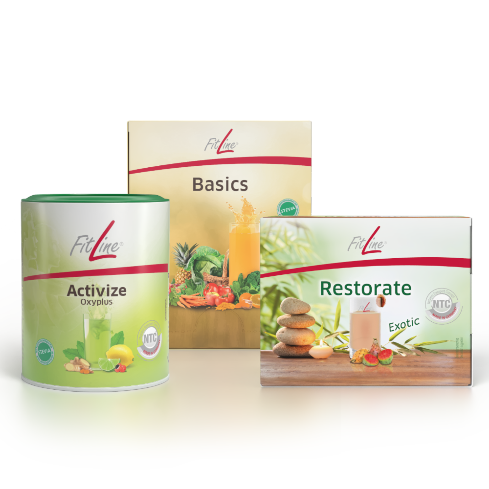 Optimal-Set (Activize Lemon Lime  + Basics + Restorate Exotic)