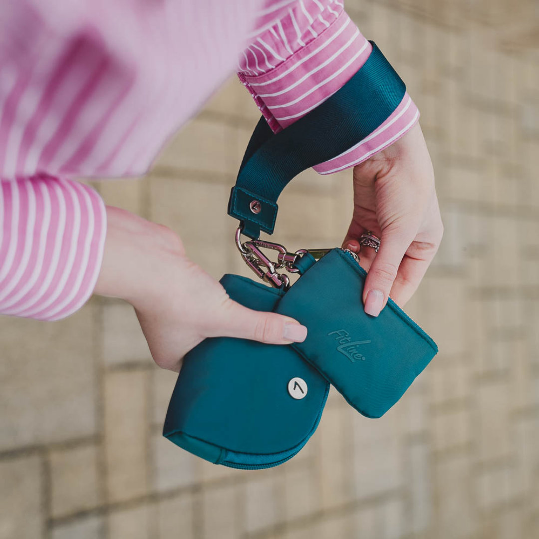Portefeuille double FitLine Lifestyle - Bleu sarcelle