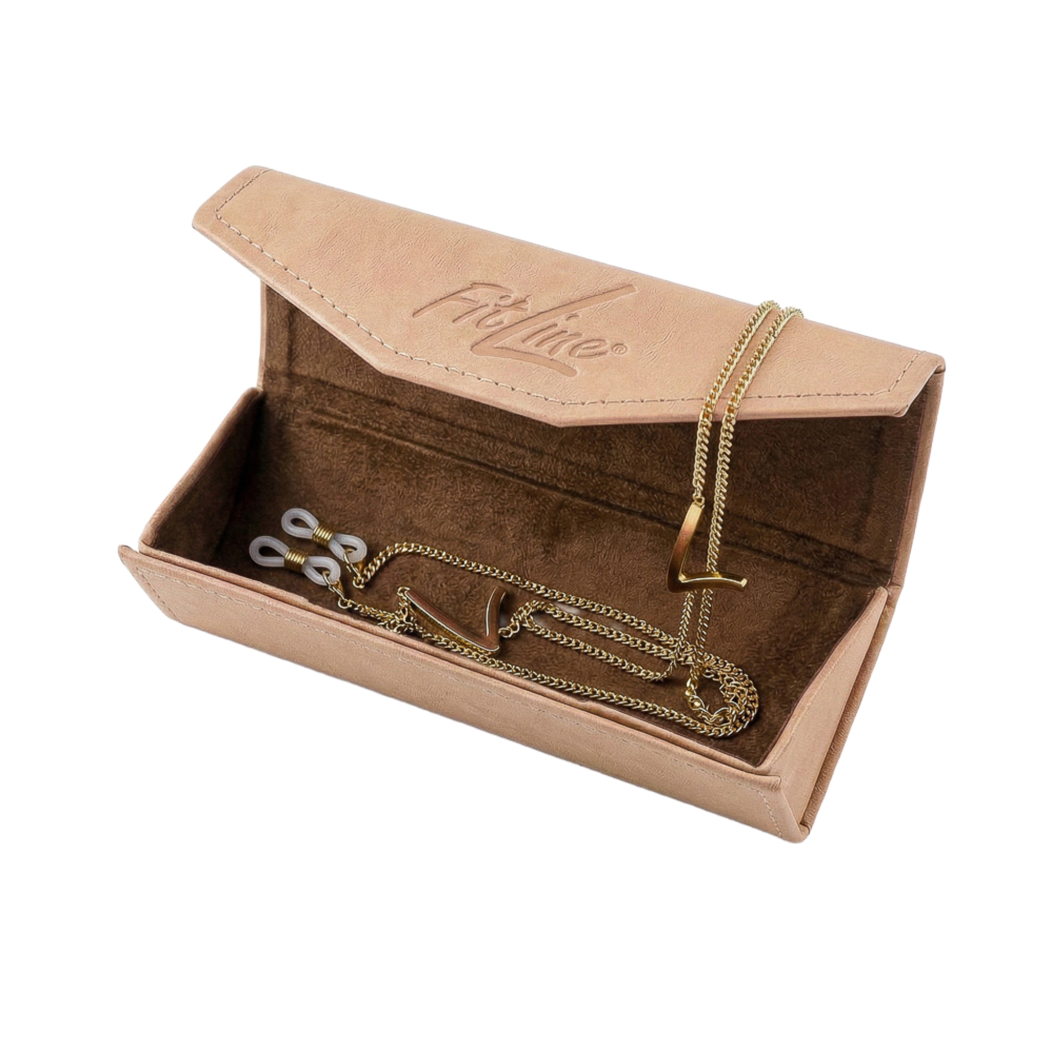  Ensemble d'accessoires pour lunettes FitLine - Beige/Or 