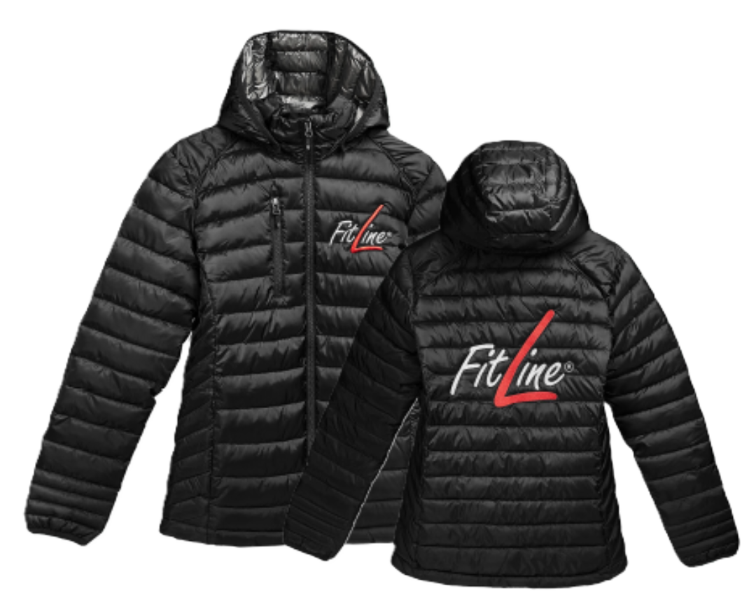 FitLine Tepitud jope naistele Must - S