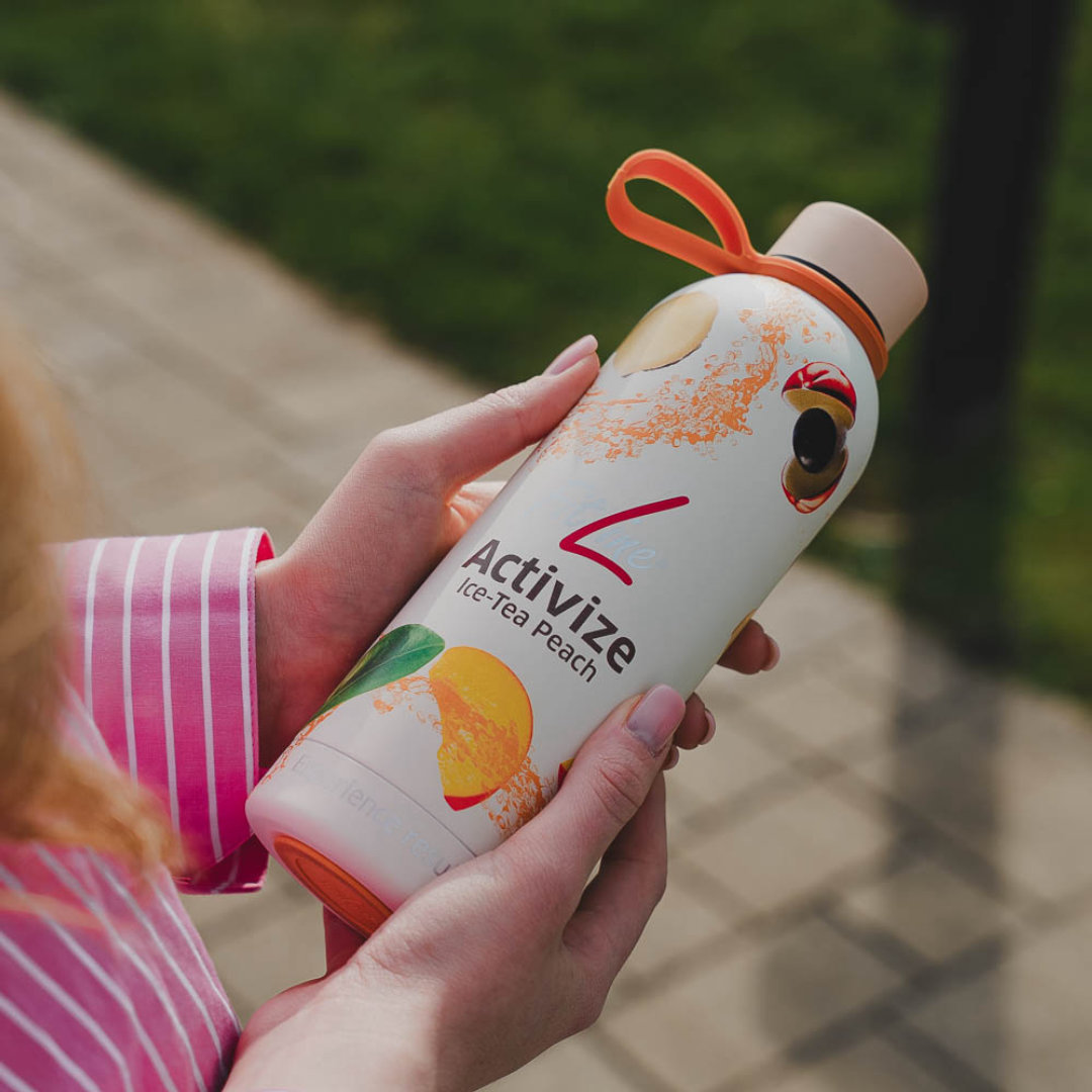 Bouteilles à fruits FitLine - Pêche  